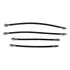 Kit 4 Flexível Freio Traseira Dianteira Willys Jeep E Rural