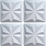 Kit 4 Formas 3d Molde Gesso 30x30 Piramides Pronta Entrega
