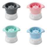 Kit 4 Formas De Gelo Sortidas Esférica Silicone Resistente