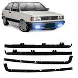 Kit 4 Friso Superior Inferior Grade Gol Saveiro 87 88 89 90