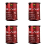 Kit 4 G3 Energy Com Cafeína E Taurina Extra Forte Pré Treino