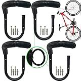 Kit 4 Gancho Suporte Bike Parede Pendurar Bicicleta Vertical