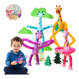 Kit 4 Girafas Pop It Brinquedo Infantil Sensorial Estica