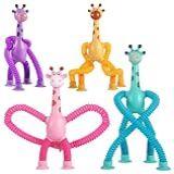 Kit 4 Girafas Telescópica Pop It Estica Gruda Brinquedo Para Criança