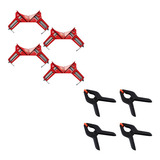 Kit 4 Grampos Cantoneira 90 4 Grampos Reforçados 6 Charbs K0239