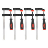 Kit 4 Grampos Para Carpinteiro Tipo Sargento 300x50x370mm