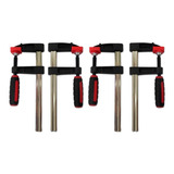 Kit 4 Grampos Tipo Sargento P Carpinteiro 150x50x210mm