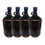 Kit 4 Growler Vidro 4 Ltscerveja Artesanal Garrafa Garrafão