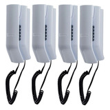 Kit 4 Interfone Dedicado Para Apartamento Tdmi 300 Intelbras