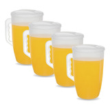 Kit 4 Jarras Plastica