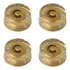 Kit 4 Knob Dourado Para Guitarra Baixo Les Paul Sg Prs