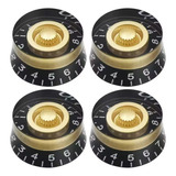 Kit 4 Knob Para Guitarra Baixo Les Paul Sg Prs Cores