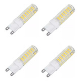 Kit 4 Lâmpada De Led Halopim G9 7w Para Lustre E Arandelas