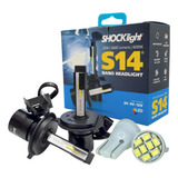 Kit 4 Lampada Iluminação Led H4 Pingo T10 Super Branco Luz