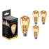 Kit 4 Lâmpada Led Filamento Retrô Volter St64 4w 2200k 360lm Cor Branco-quente Bivolt