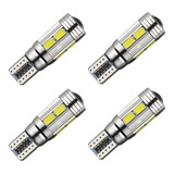 Kit 4 Lampada T10 Pingo Cambus Cree 10 Led Branca