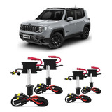 Kit 4 Lampada Xenon Farol E Milha Renegade 2016 A 2020 6000k