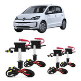 Kit 4 Lampada Xenon Farol E Milha Vw Up 2013 A 2018 6000k
