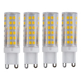 Kit 4 Lâmpadas De Led Halopim G9 7w Para Arandelas E Lustres
