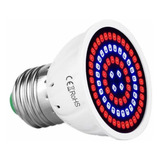 Kit 4 Lâmpadas Led Grow 80leds Crescimento Plantas Indoor