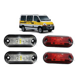 Kit 4 Lanterna Vigia Delimitadora Teto Topo Van Escolar 12v