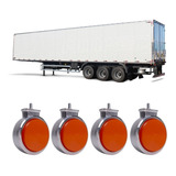 Kit 4 Lanternas Bojuda Foguinho Maria Led Cromada Amarela