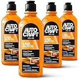KIT 4 Lava Autos Shampoo Autocraft Limpa E Protege Carros E Motos Proauto 500Ml