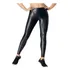Kit 4 Leggings Wet Cirre, Com Lycra , Couro Fake Cirre