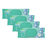 Kit 4 Lenço Umedecido Pampers 48 Unidades