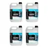 Kit 4 Liquido Fluído P  Máquina De Neve Snow 5 Litros Nevoa