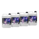 Kit 4 Liquido Fluido Para Maquinas De Bolhas 5 L Usa Bubble