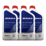 Kit 4 Litros De Óleo 5w30 Semissintético Acdelco
