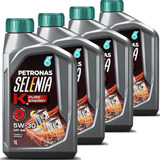 Kit 4 Litros Oleo Motor Petronas 5w30 Selenia K Pure Energy