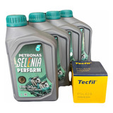 Kit 4 Litros Óleo Selenia 5w30 E Filtro Óleo Motor Gm 1 8