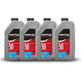 Kit 4 Litros Óleo Sintético 5w30 Maxon Oil Api Sm