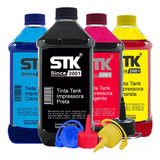 Kit 4 Litros Tinta Stk Refil Compatível Epson Ecotank L6270