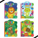 Kit 4 Livros Infantis Coleção Leia Com Alegria Primeiras Leituras Para Criança - Envio Imediato E Com Nf