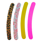Kit 4 Lixa De Unha Banana Estampas Sortidas