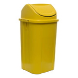 Kit 4 Lixeiras 50 Litros Plástico Tampa Vai E Vem
