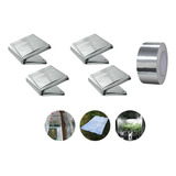 Kit 4 Lonas Reflexiva Mylar 2 10x1 40m C Fita Grow Indoor