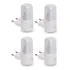 Kit 4 Luminária De Tomada Abajur Led Mini Luz Noturna Bivolt