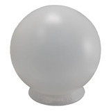 Kit 4 Luminária Plástico Branca Tipo Bola globo Luconi
