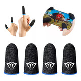 Kit 4 Luva De Dedo Gamer Para Celular Jogar Free Fire Pubg