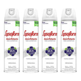 Kit 4 Lysoform Desinfetante Spray Original 360ml Aerosol 