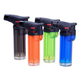 Kit 4 Maçarico Mini Portátil Recarregável Ultra Chama Carvao