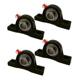 Kit 4 Mancal Pedestal P210 C Rolamento 50mm Ucp210 1 Linha