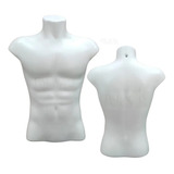 Kit 4 Manequim Masculino Busto Plastico Camiseta Moda Brás