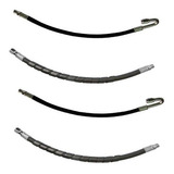 Kit 4 Mangueira Calibrador Equalizador Pneus Olho De Gato