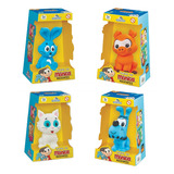 Kit 4 Mascotes Turma Da Mônica Sansão Mingau Bidu Chovinista
