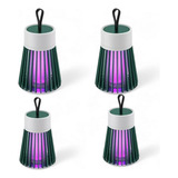 Kit 4 Mata Mosquito Armadilha Led Muriçoca Pernilongo Inseto
